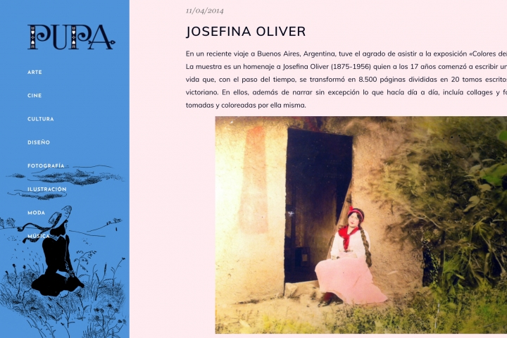 Josefina Oliver Pupa Magazine